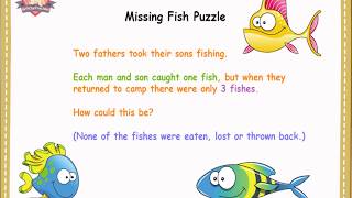 Missing Fish - Logical Puzzles Questions and Answers - www.GiftOurPrecious.com screenshot 3