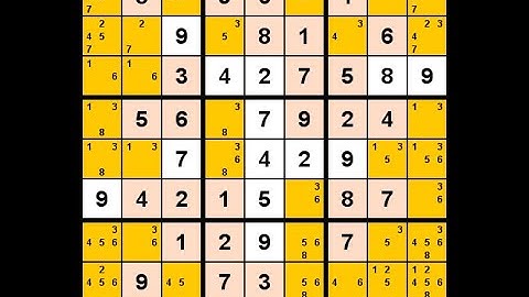 How to Solve Los Angeles Times Sudoku Impossible August 2, 2020 - XY-Wing