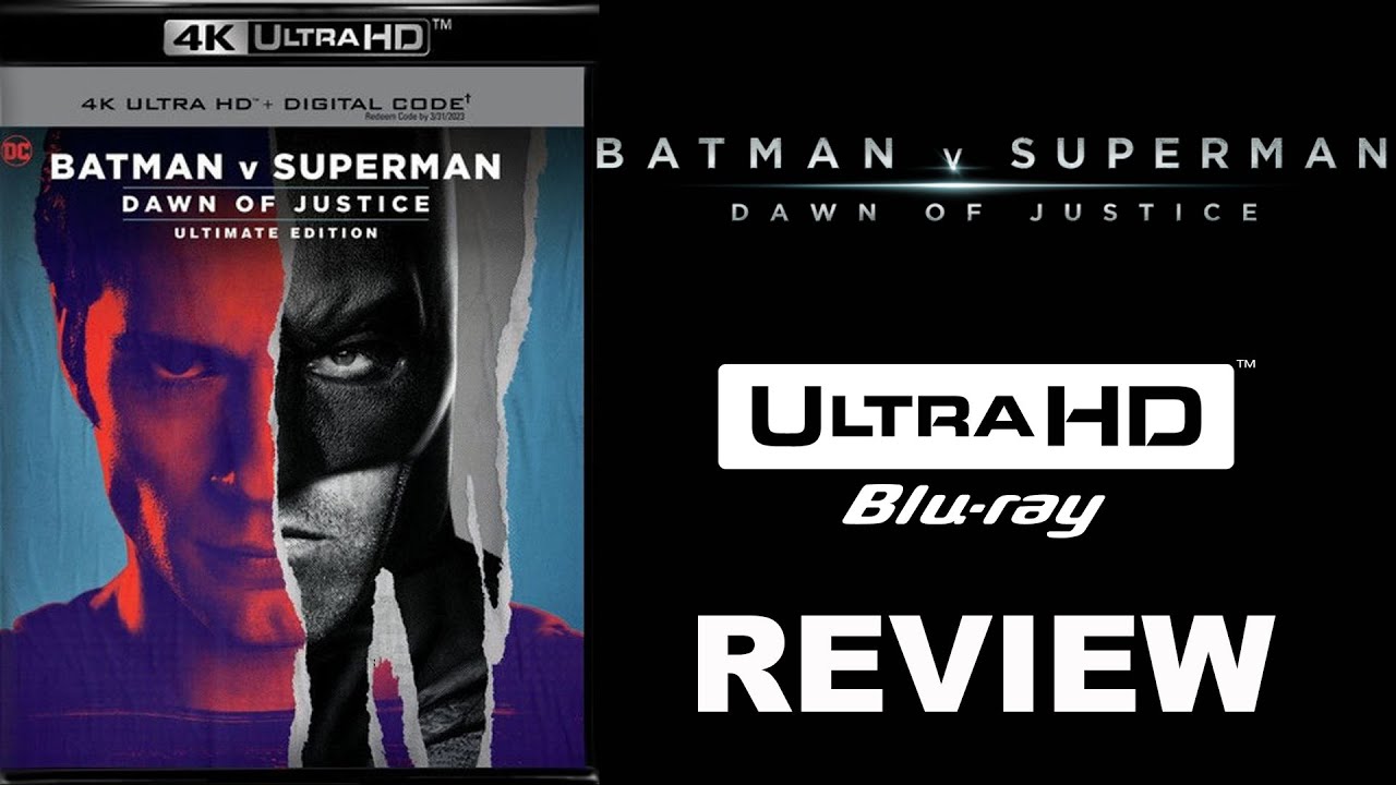 Batman v Superman 4K IMAX Remastered Blu-ray Review #RestoreTheSnyderVerse  - YouTube