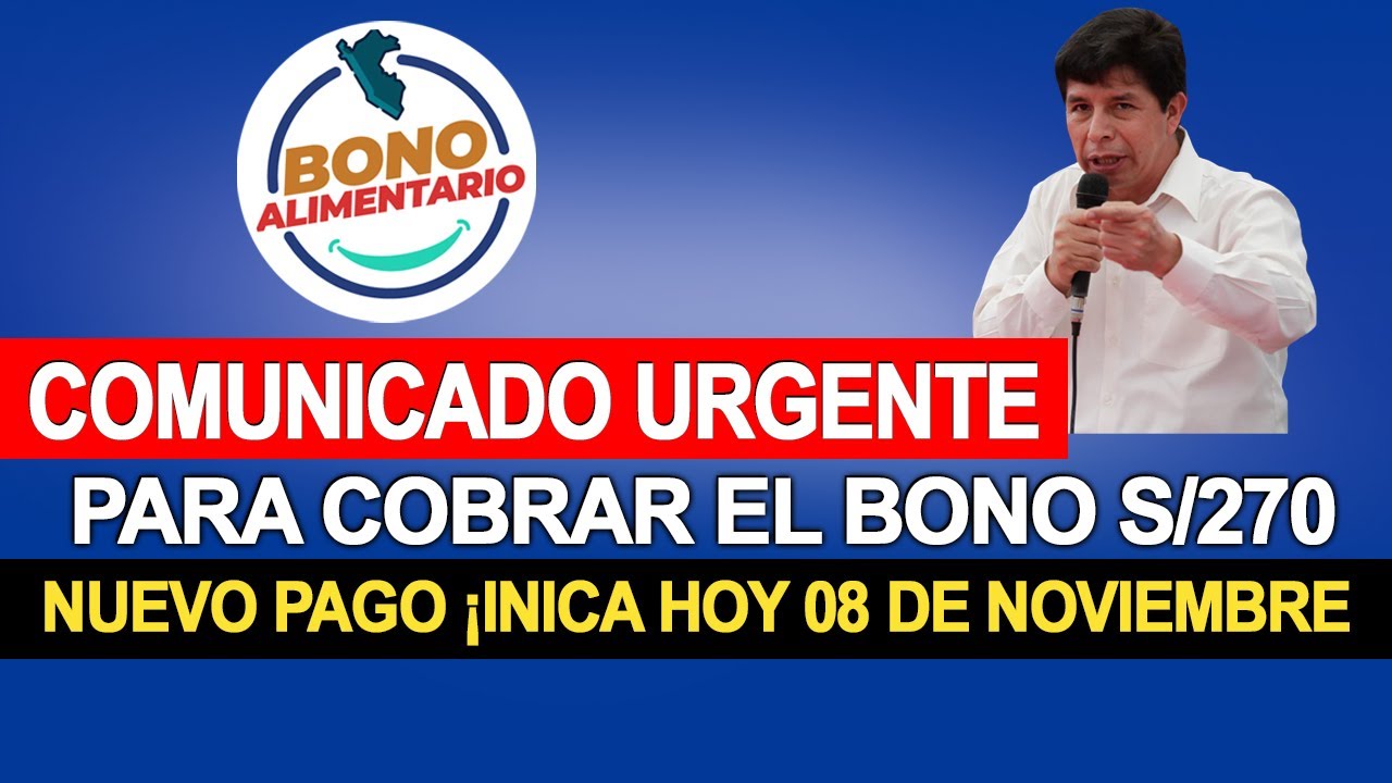 ¡Comunicado! Del MIDIS para cobrar el Bono ¡Nuevo Pago Inicia Hoy 08 de ...