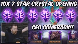 10x 7 Star \u0026 100x 7 Star Paragon Crystal Opening MIRACLE CEO COMEBACK - Marvel Contest of Champions