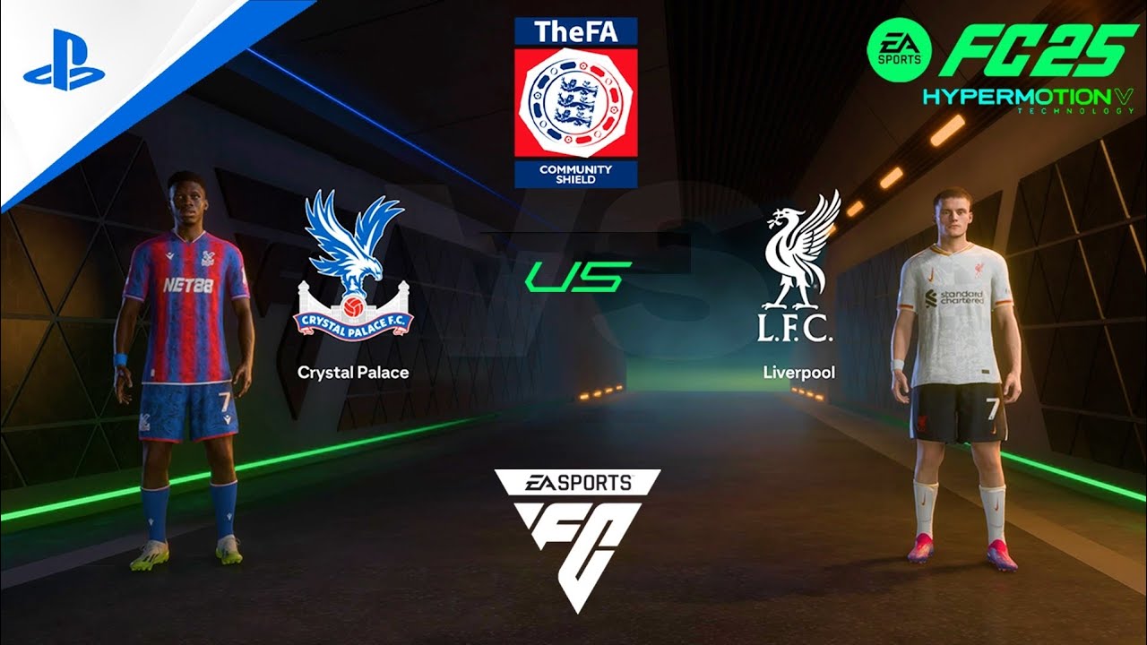 FC 25 PS4 - Crystal Palace vs Liverpool | Community Shield
