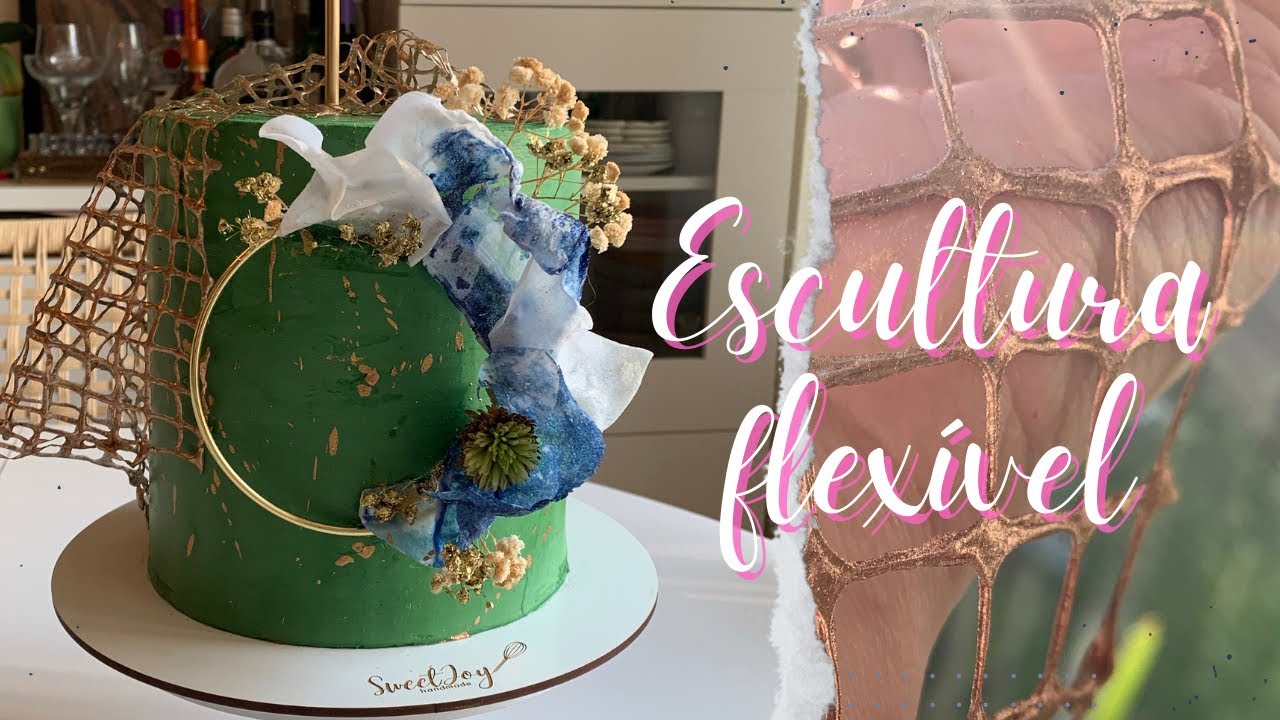 Como fazer rede flexível para bolos!