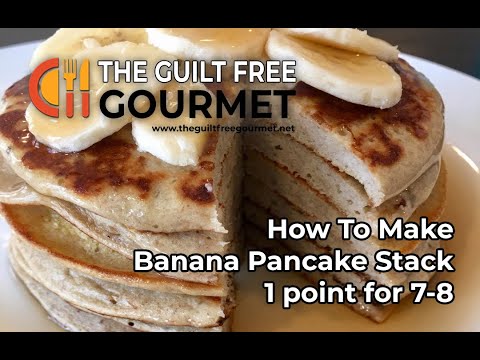 Unleash Your Inner Chef with the Mouth-Watering 1st Banana Pancake Stack Recipe - Weight Watchers - Experience the Indulgent Guilt-Free Gourmet Delight!