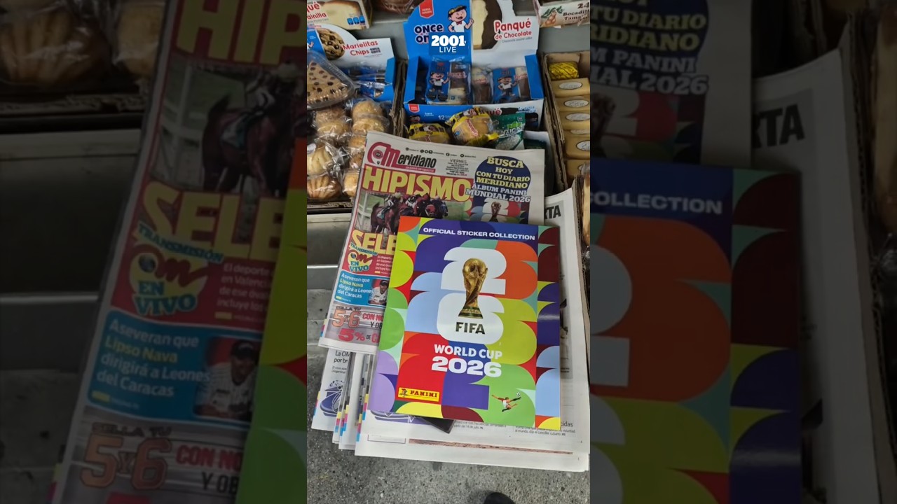 ¡Reclama el álbum oficial del Mundial 2026 Panini con la edición de tu diario Meridiano!