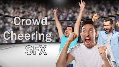 1-hour of crowd cheering SFX (MMA stadium)