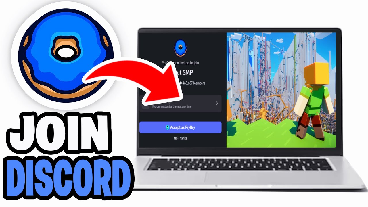 donut smp join code Images High Quality Grahic How To Join Donut SMP Discord Server! - Tutorial - YouTube