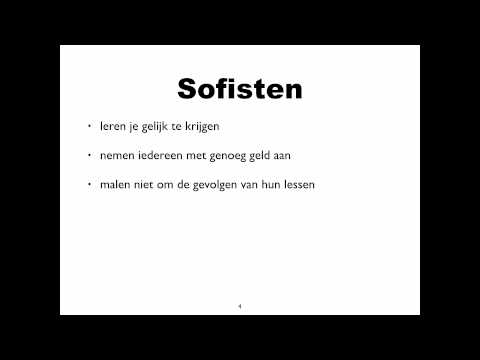 Video: De Sofisten