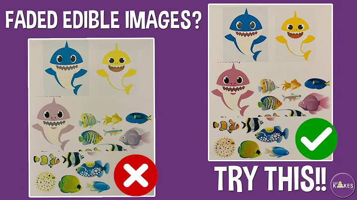 Edible Image Not Vibrant?  Here's an Easy Fix!