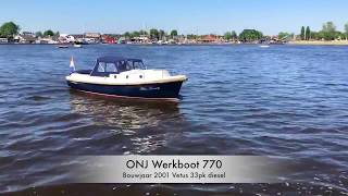 Te koop: ONJ Werkboot 770 - YouTube
