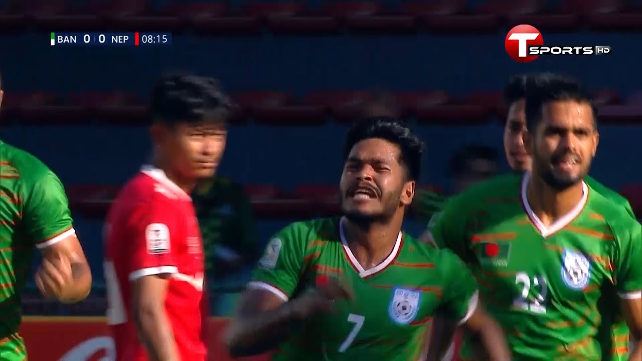 সুমন রেজার দুর্দান্ত গোলে বাংলাদেশের লিড | Saff Championship 2021