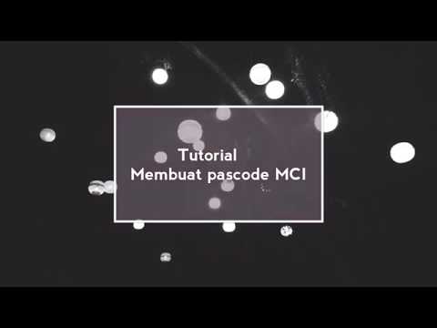 Tutorial membuat pascode username MCI