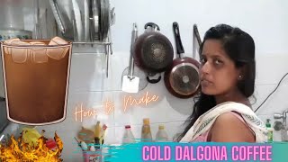 How to Make Cold Dalgona Coffee? Summer Special I Instant Cold Dalgona Coffee by Lovely Vill Style