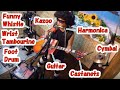 「おどるポンポコリン」　一人同時演奏(one-man band)　一人奏ジョニー 　"Odoru Ponpokorin"　　Hitorikanade Johnny