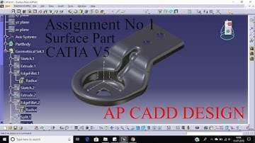 Surface Part | Assignment No 1 | Generative Shape Design | CATIA V5