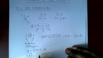 12.1 3D Coordinates