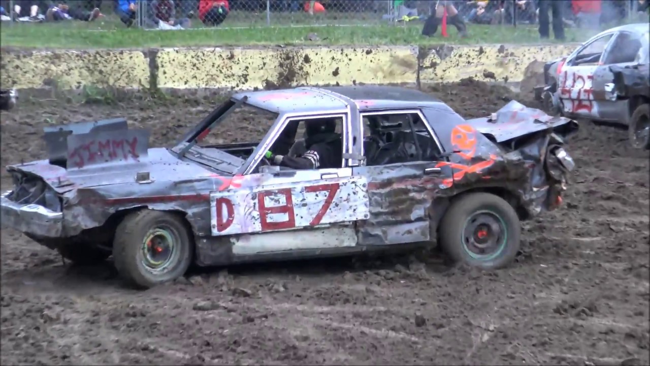 demolition derby 2017 SCHOMBERG FAIR DEMO DERBY HEAT 2 FULLSIZE