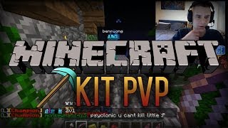 Minecraft | Kit PVP | I suuuck!! facecam | W/BossRaids | Server 1.7.4