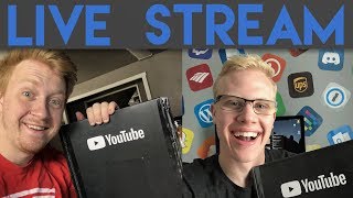 Dual play button unboxing feat. iupdate!