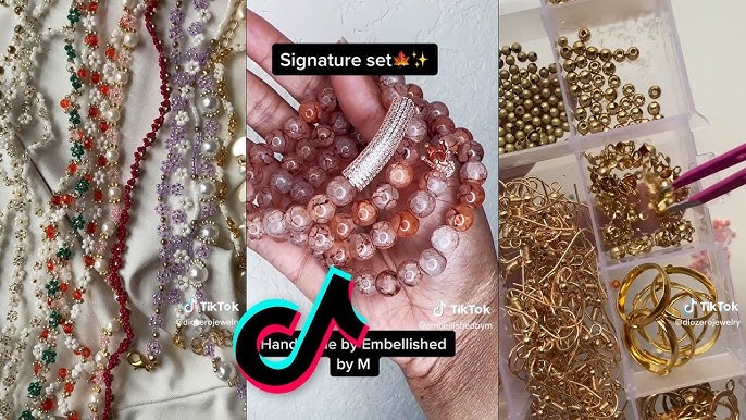 📿 Clay Bead Bracelet Making 💰 Small Business TikTok Compilation