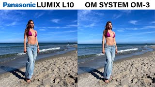 Panasonic Lumix L10 vs OM System OM-3 Camera Test Comparison