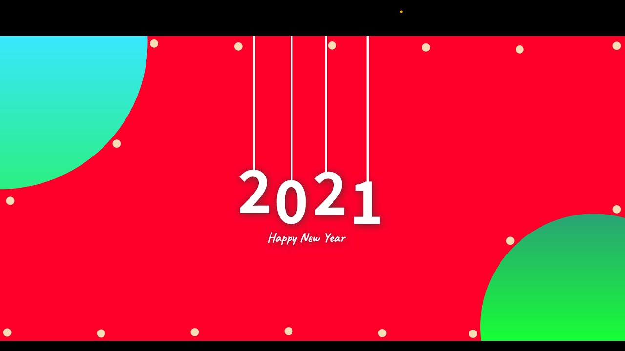 Happy New Year 2021 | #2 Code | Only HTML/CSS | New Year Wishes - YouTube