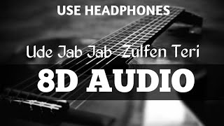 Ude Jab Jab Zulfen Teri 8d   Vicky Singh  Mohd Rafi U0026 Asha Bhosle  Ansune Gaane  Hq