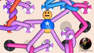 Level 851, 852, 853, 854 & 855 | Rope Untie : Tangle Master | #gameplay | Kaish