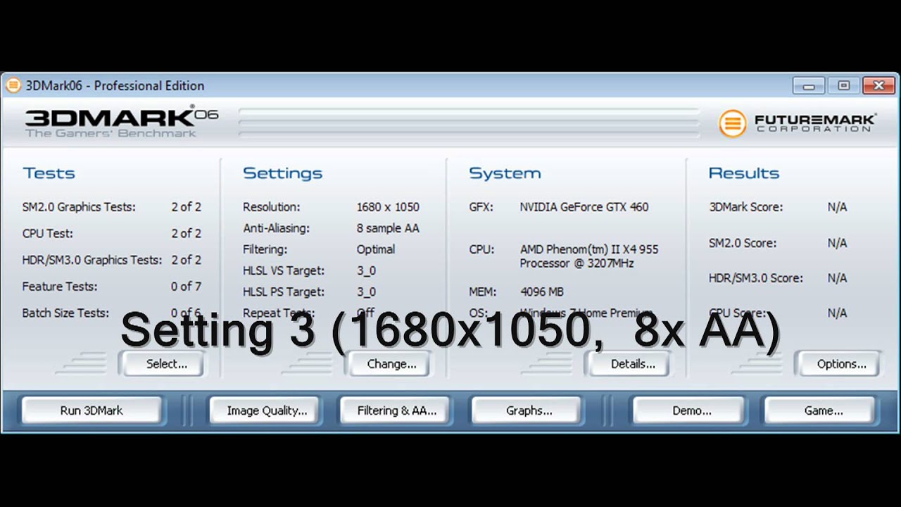 Msi Geforce Gtx 460 Cyclone 1gb Overclocking To 850mhz 3dmark Benchmarks 1080p Hd Youtube