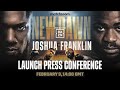 Anthony Joshua vs. Jermaine Franklin launch press conference