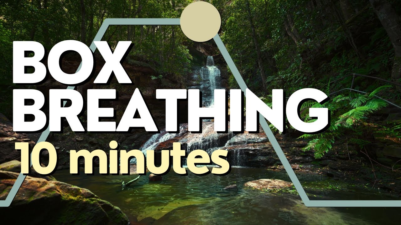 Box Breathing Exercise 5-5-5-5 | 10 Minute - YouTube