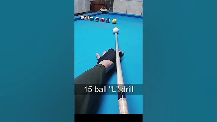 15 Ball Pool L Drill #shorts #pool #drill #Ldrill #practice #training #ShortstopOnPool - DayDayNews