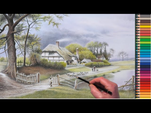 Faber-Castell - Polychromos Color Pencil Demonstration 