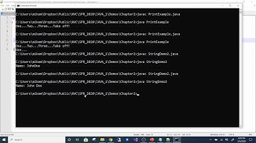 Java 1, Spring 2020 - Chapter 2 Part 2