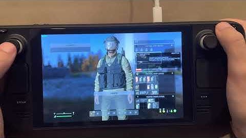 DayZ on Steam Deck playing on a modded server (SteamOS)