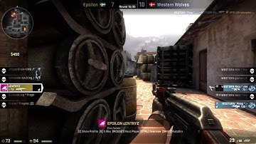 Western Wolves vs Epsilon - RAW Match Highlight - BO3 2/2 DreamHack Summer 2013 CS:GO