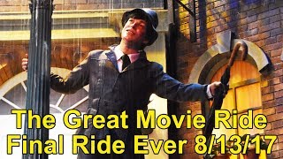 FINAL RIDE EVER of The Great Movie Ride at Disney's Hollywood Studios - Last Car & CM Tribute