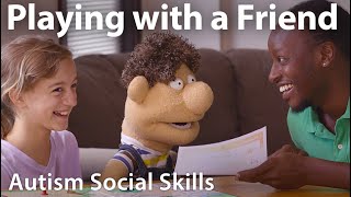 Playing with a Friend #Autism Social Skills Video screenshot 3