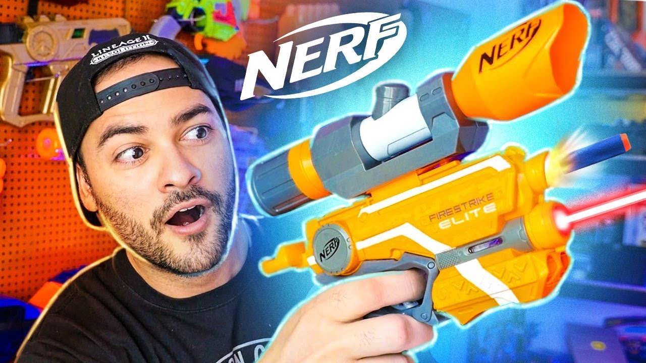 Nerf com mira sniper