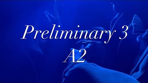 Preliminary #3 - A2