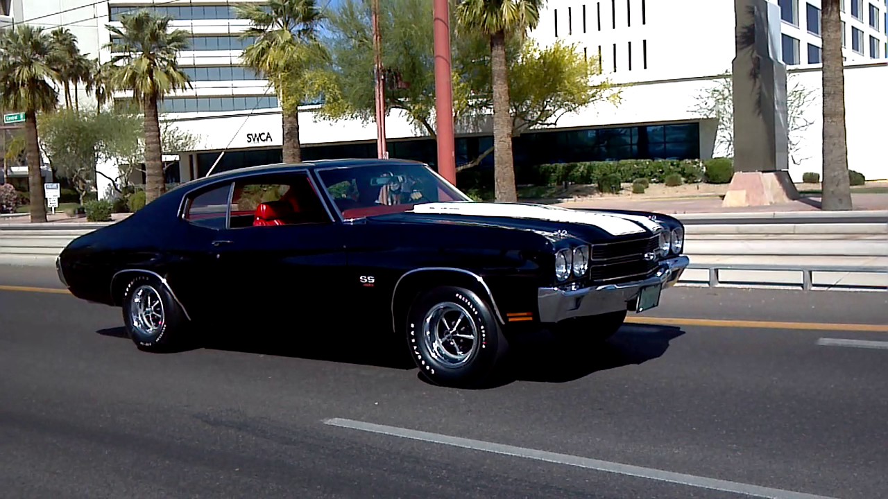 Cruise on Central 2013 Epic 1970 Chevelle SS 454 LS6 Burn Out