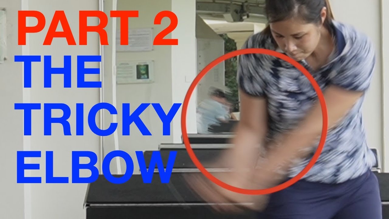 PART 2 Position of Right Arm in Downswing- Golf with Michele Low - YouTube