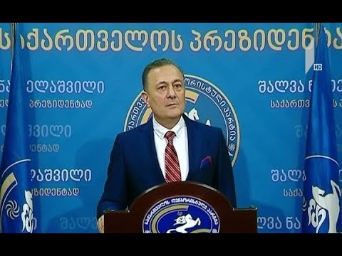 შალვა ნათელაშვილის ბრიფინგი