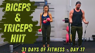 Biceps and Triceps HIIT HIIT Workout  Arms HIIT Workout