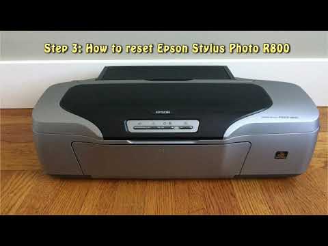 Reset Epson Stylus Photo R800 Waste Ink Pad Counter