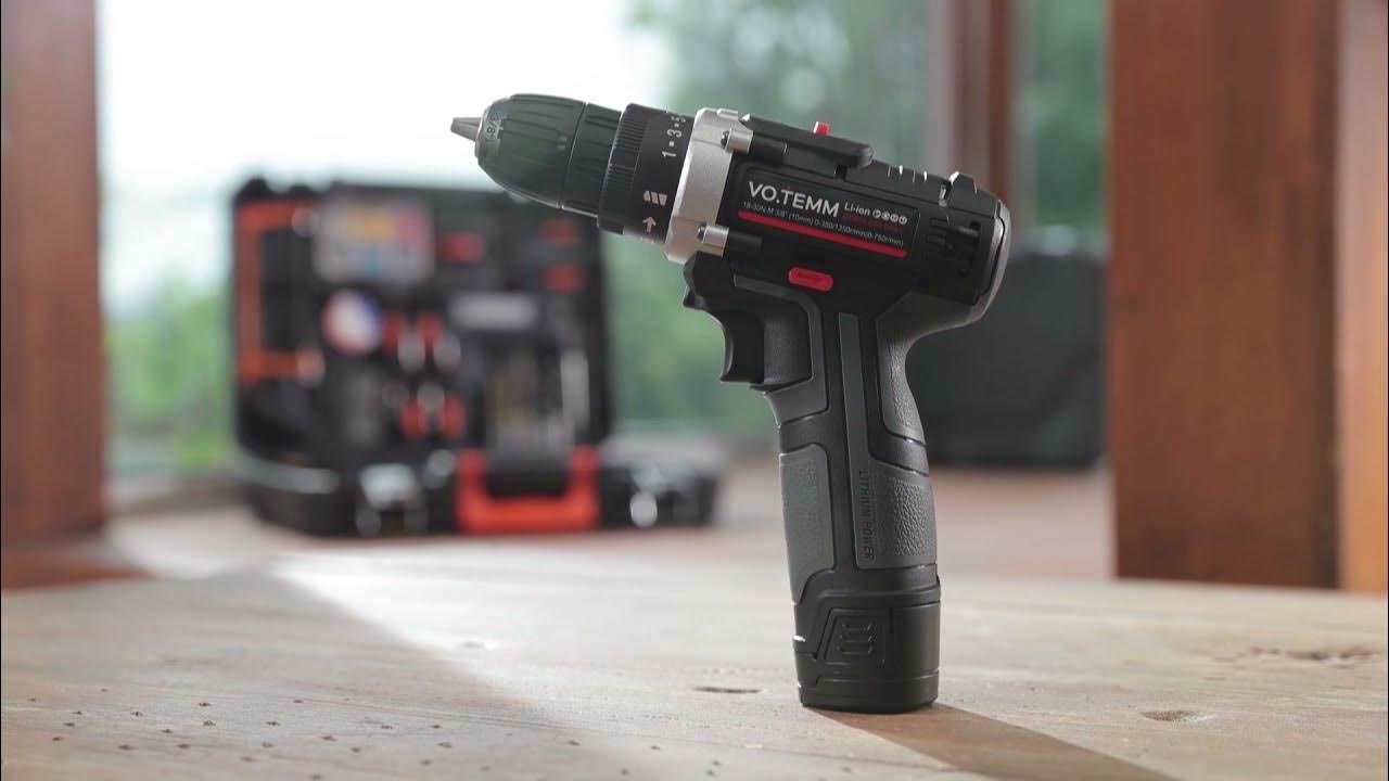 VO. TEMM Handy Cordless Drill and Tool Set Shop TV YouTube