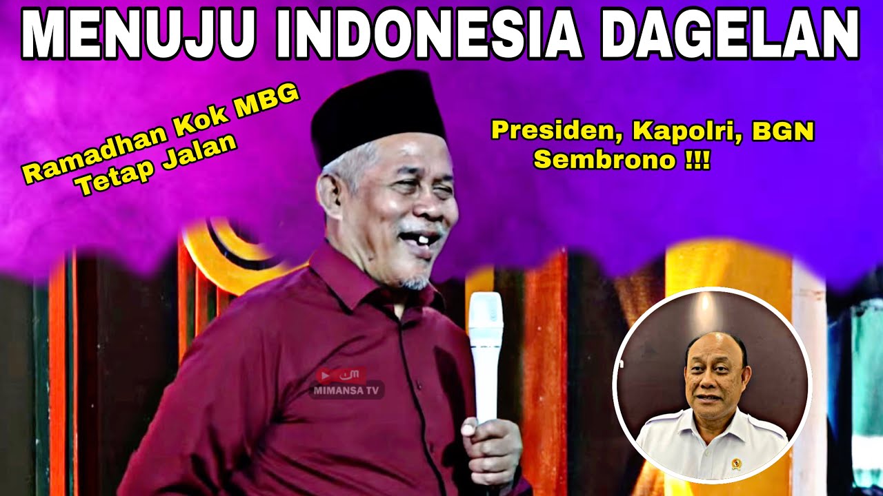 KH MARZUKI MUSTAMAR TERBARU❗MBG BERJALAN SAAT RAMADHAN MENUJU INDONESIA DAGELAN❗