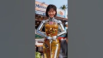 Salsa Macha Sauce Dispenser Robot, in Service #futuristic #robot #technology #humanoid #AI