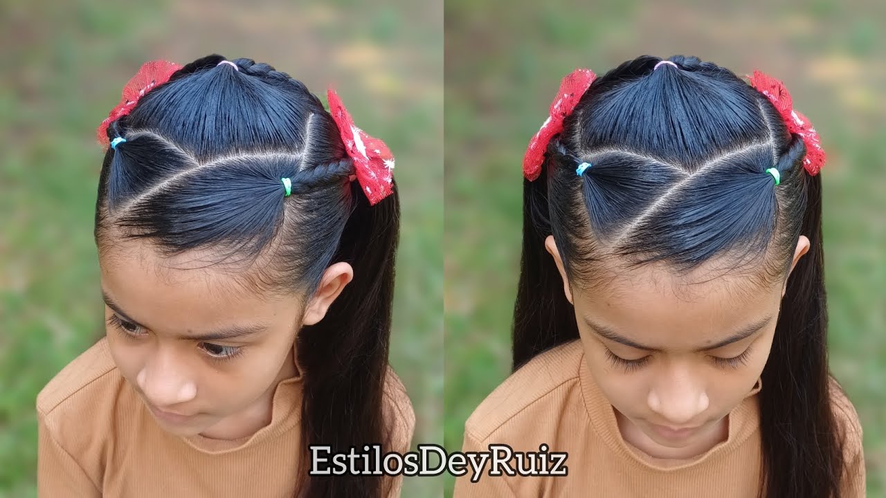 PEINADO FÁCIL PARA NIÑAS 👧 💖 