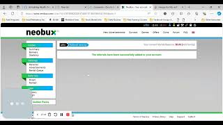 Adding Rented Referrals To Neobux